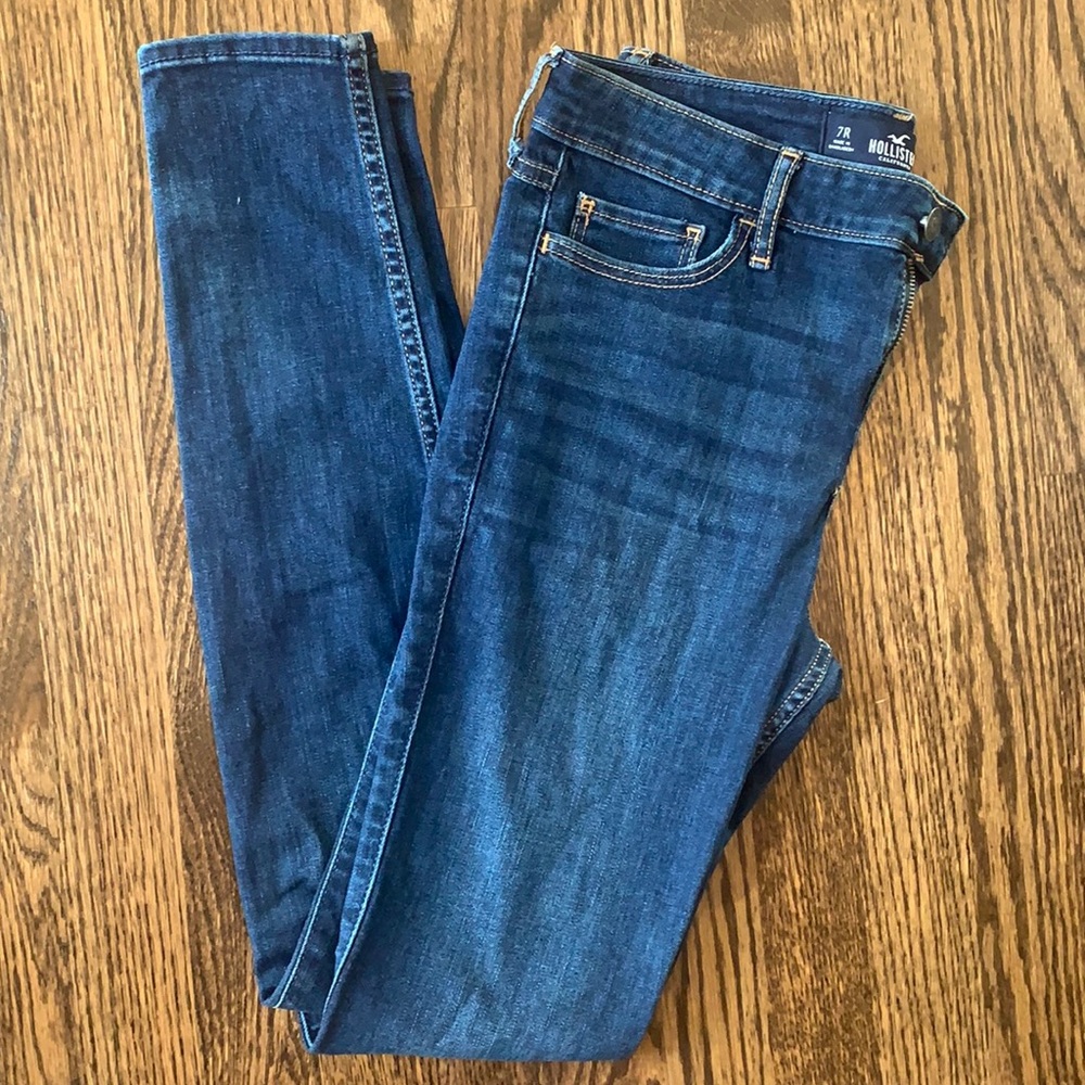 Hollister Girl’s Mid-Rise Super Skinny Jeans size 7 R